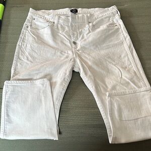 J. Crew Woman’s Crisp White Straight Jeans